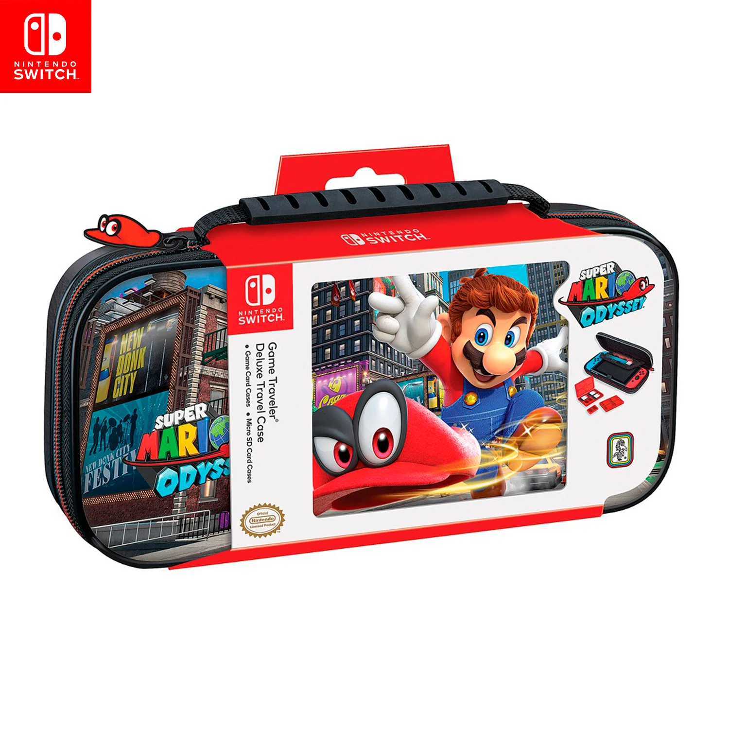 Estuche Nintendo Switch Game Traveler Deluxe Travel Case – Mario Odyssey