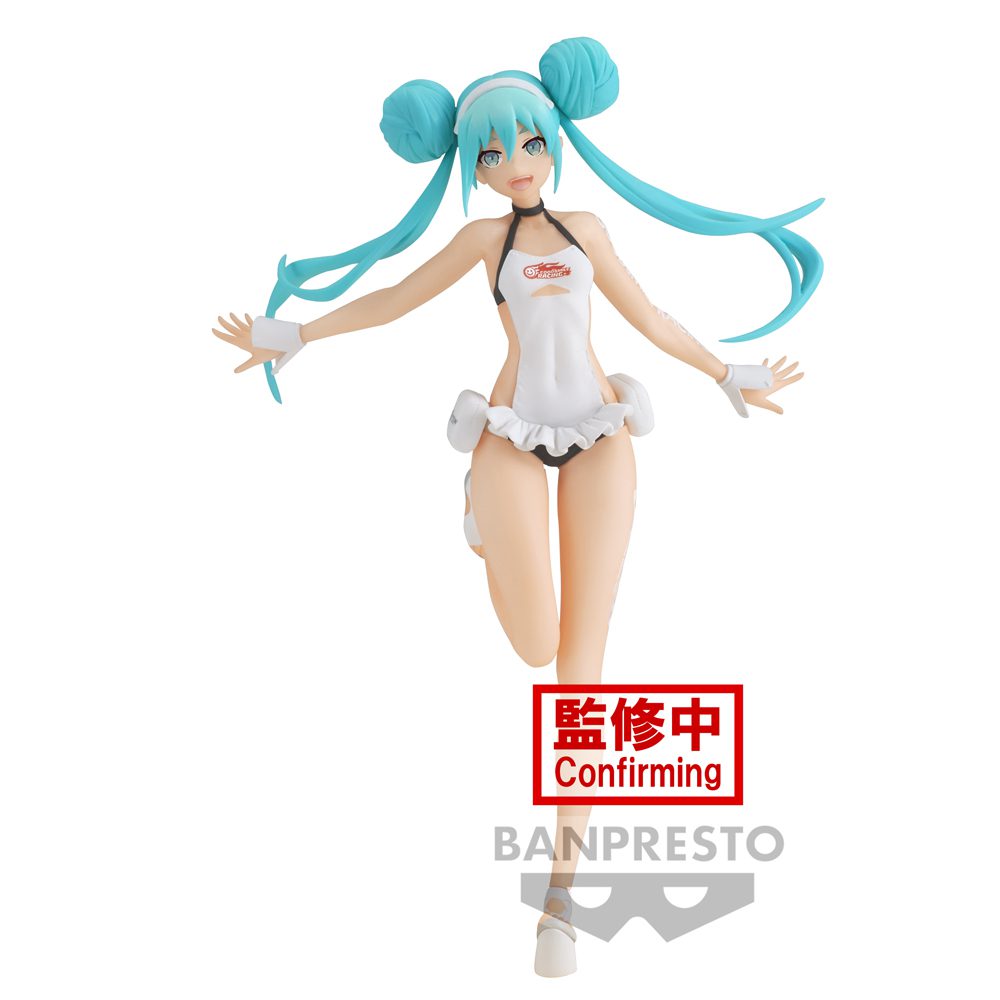 Figura Coleccionable De Hatsune Miku Racing 2022 Tropical Maid V